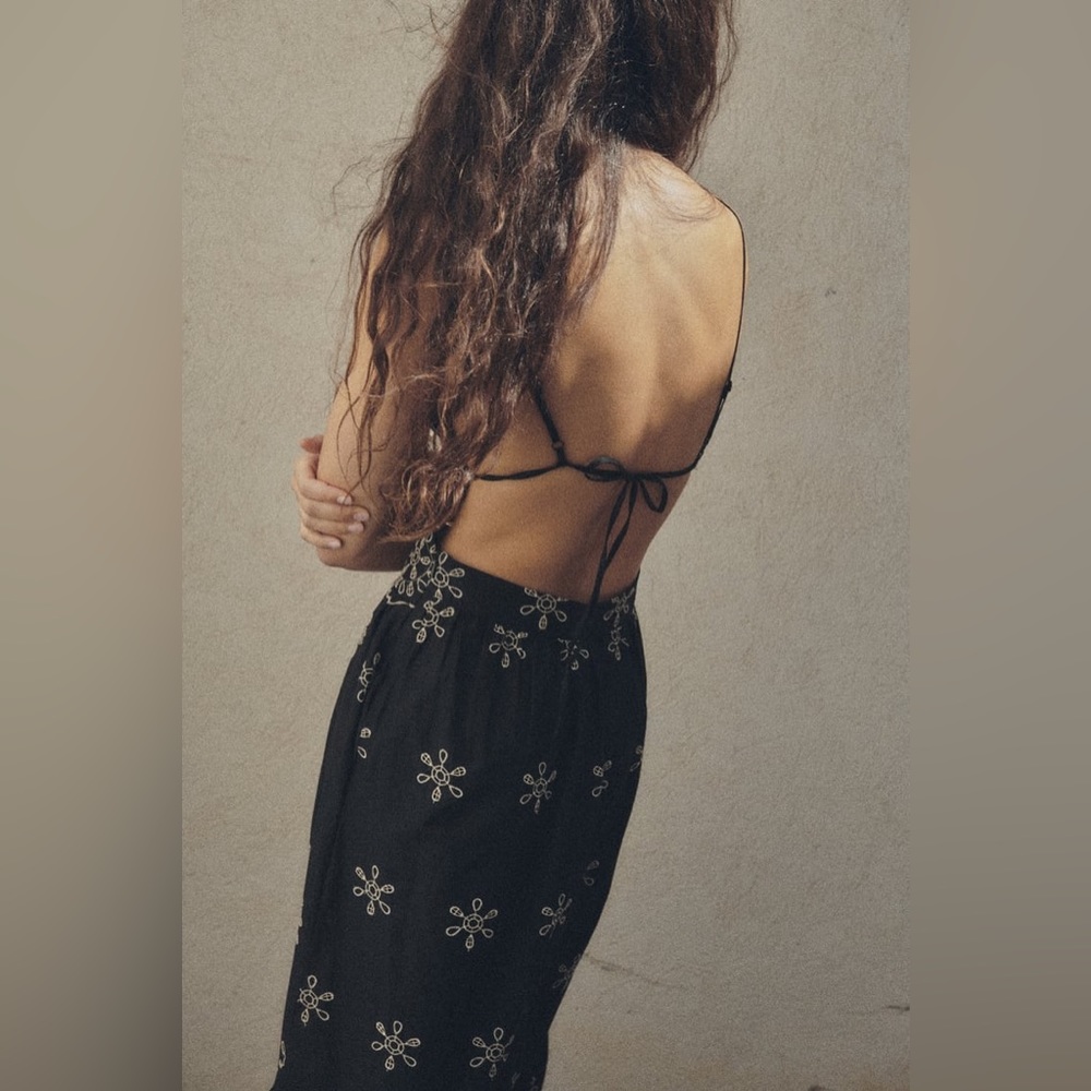 Zara Embroidered Dress XL - Picture 3 of 7